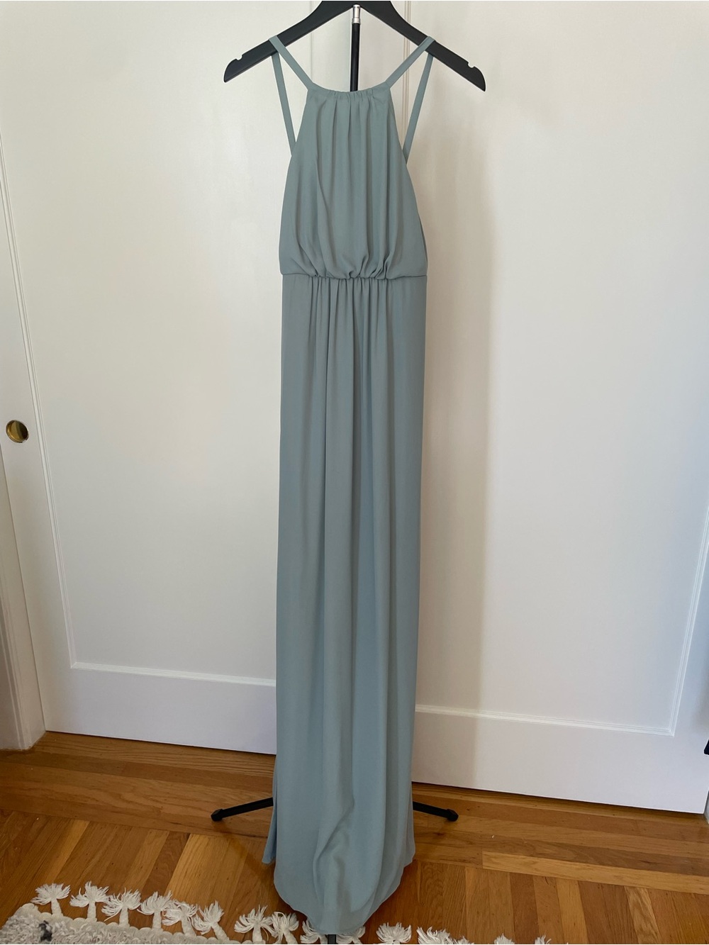 Show Me Your MuMu Sage Green Halter Maxi Dress